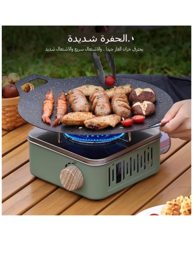 Bukela Ultra Lightweight Portable Gas Camping  Stove - Multi-functional Cassette Gas Portable Stove for Outdoor Camping Accessories, Fishing, and Indoor Cooking, No Power Supply Needed, Perfect for All Your Adventures - Image 3